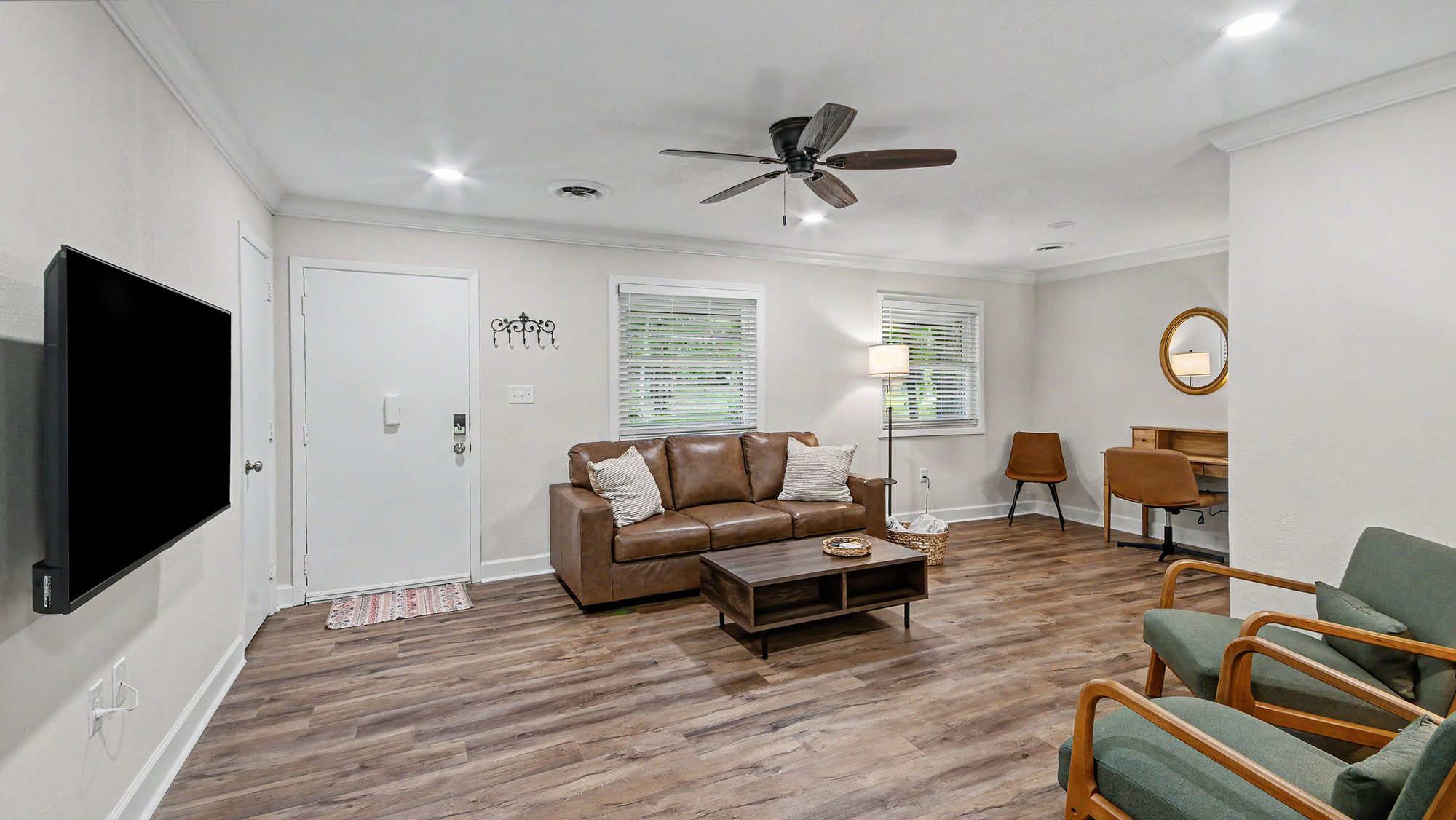 Second bedroom with two beds